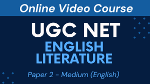 UGC NET english literature pure english medium